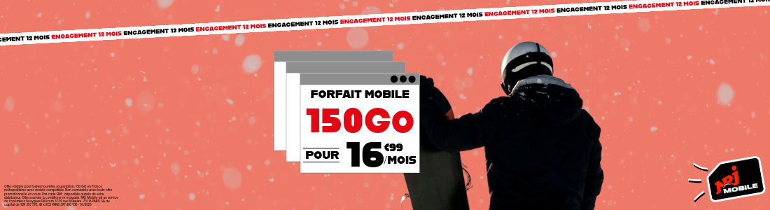 150Go 12 Mois NRJ Mobile