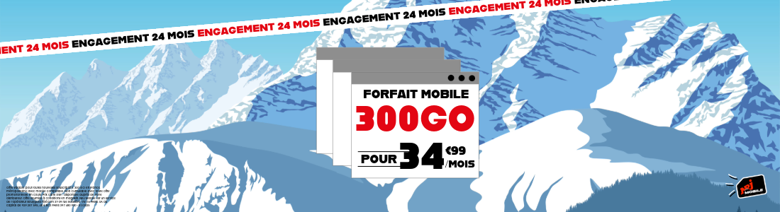 300Go NRJ 24 MOIS Ski